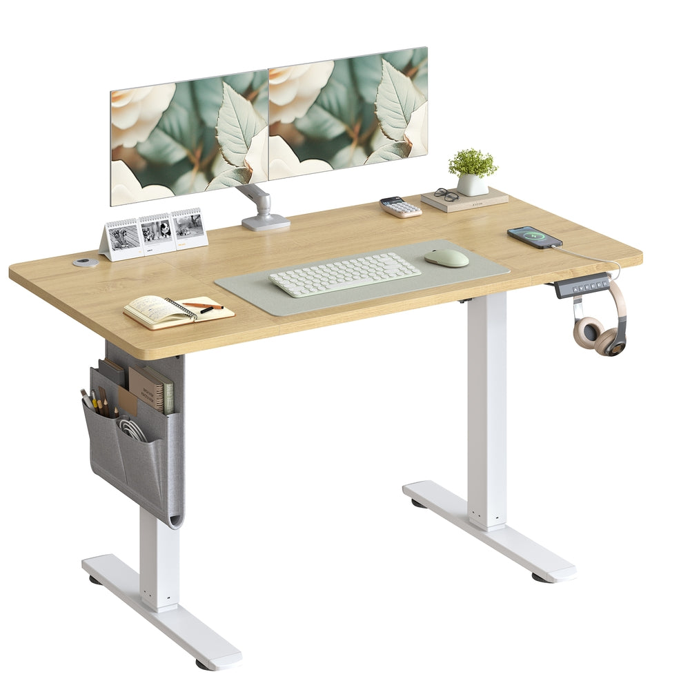 Höhenverstellbarer Schreibtisch, 120 x 60 cm, Memory-Funktion