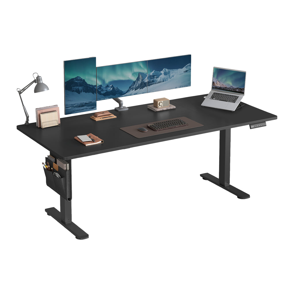 Höhenverstellbarer Schreibtisch, 140 x 60 cm, Memory-Funktion