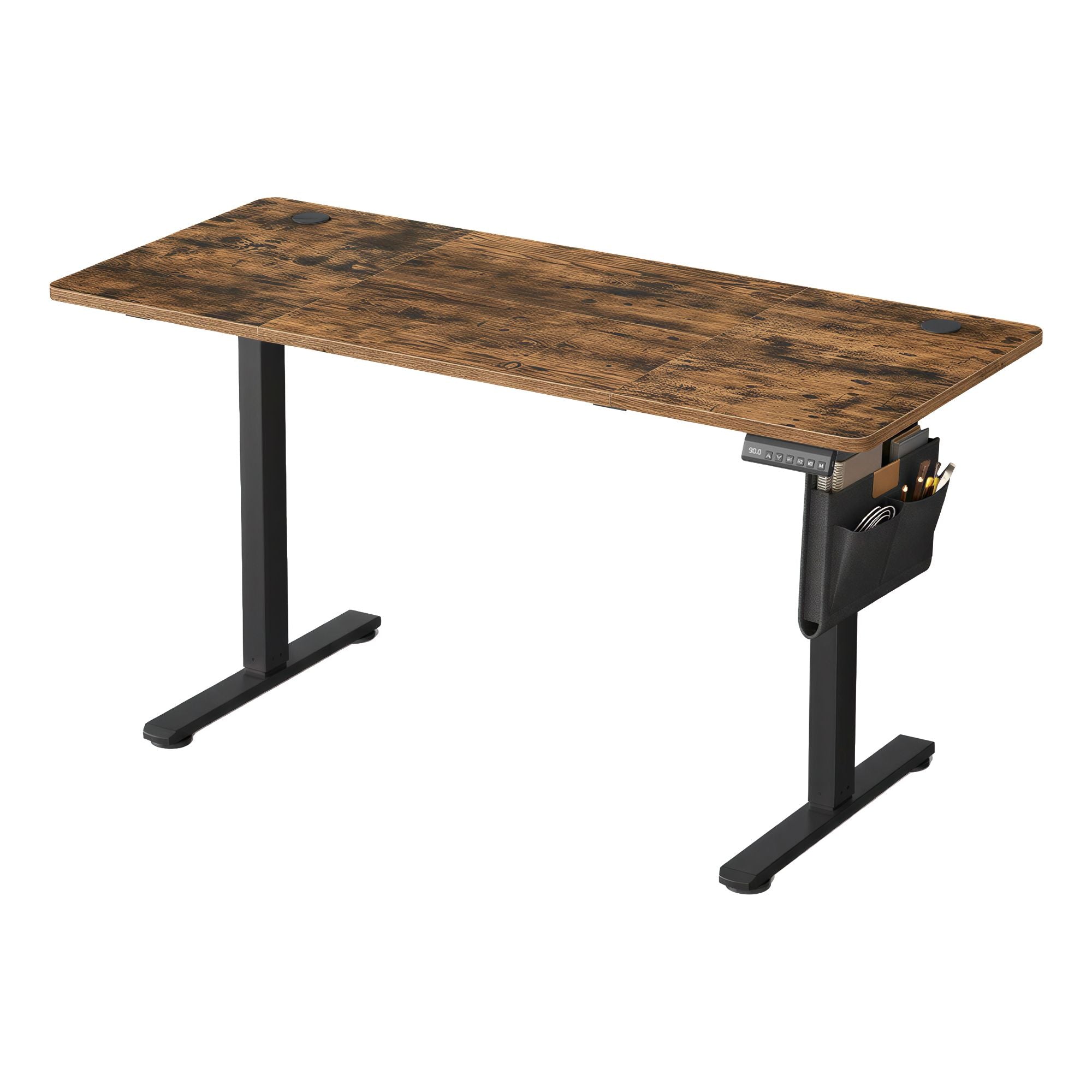 Höhenverstellbarer Schreibtisch, 140 x 60 cm, Memory-Funktion