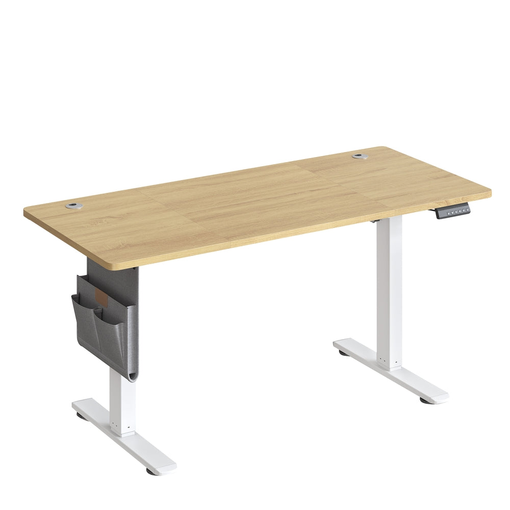Höhenverstellbarer Schreibtisch, 140 x 60 cm, Memory-Funktion