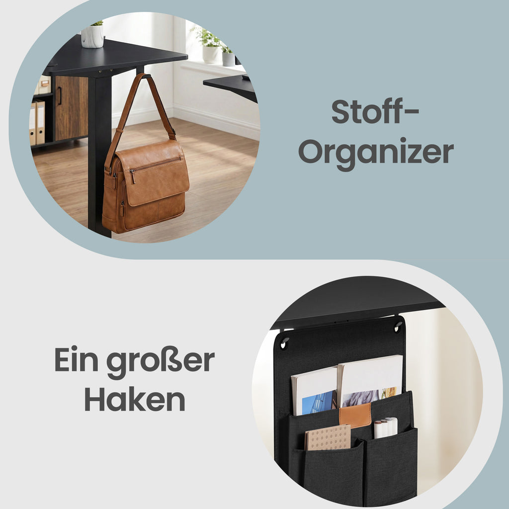 Höhenverstellbarer Schreibtisch elektrisch, 160,1 x 70