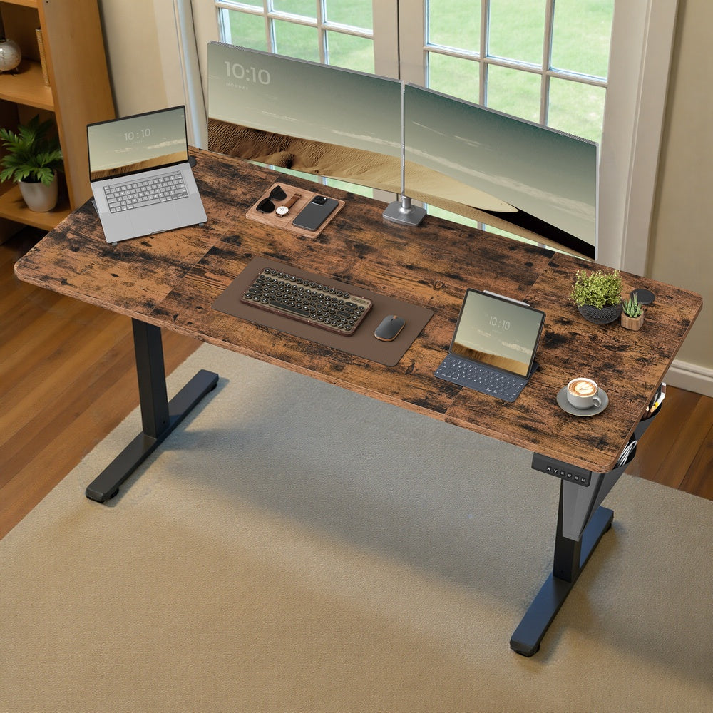 Höhenverstellbarer Schreibtisch elektrisch, 140,1 x 60