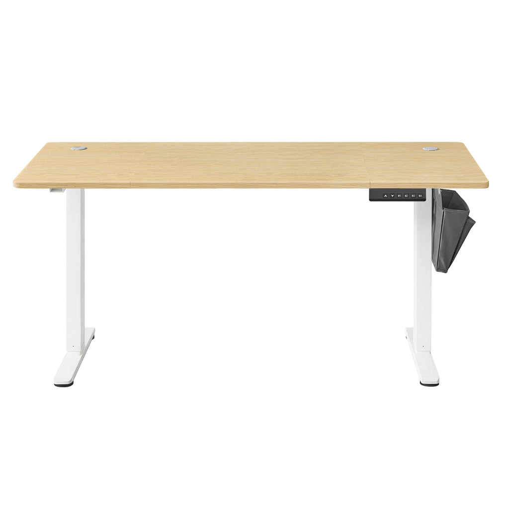 Höhenverstellbarer Schreibtisch elektrisch, 4 Speichertasten, 160 x 70 cm