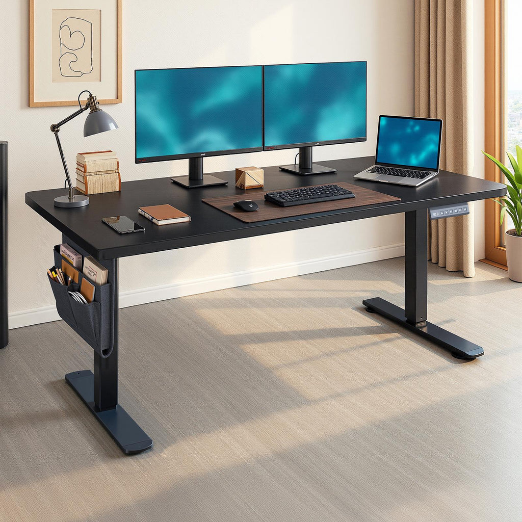 Höhenverstellbarer Schreibtisch, 180 x 80 cm, Memory-Funktion