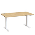 Höhenverstellbarer Schreibtisch elektrisch, 140 x 80 cm, mit USB-C-Anschluss