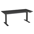 Höhenverstellbarer Schreibtisch elektrisch, 160 x 80 cm, mit USB-C-Anschluss