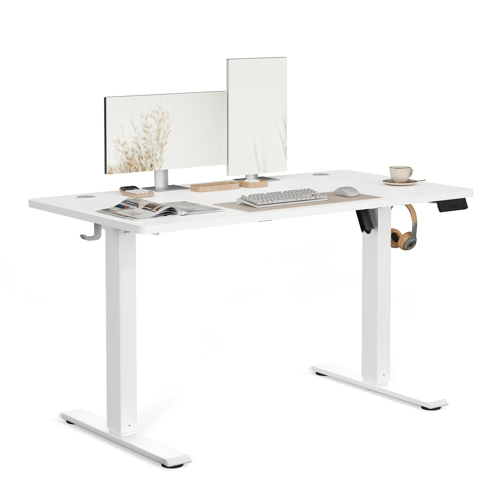 Elektrisch verstellbarer Stehtisch, Memory-Funktion mit 4 Höhen, Schreibtisch für Home Office