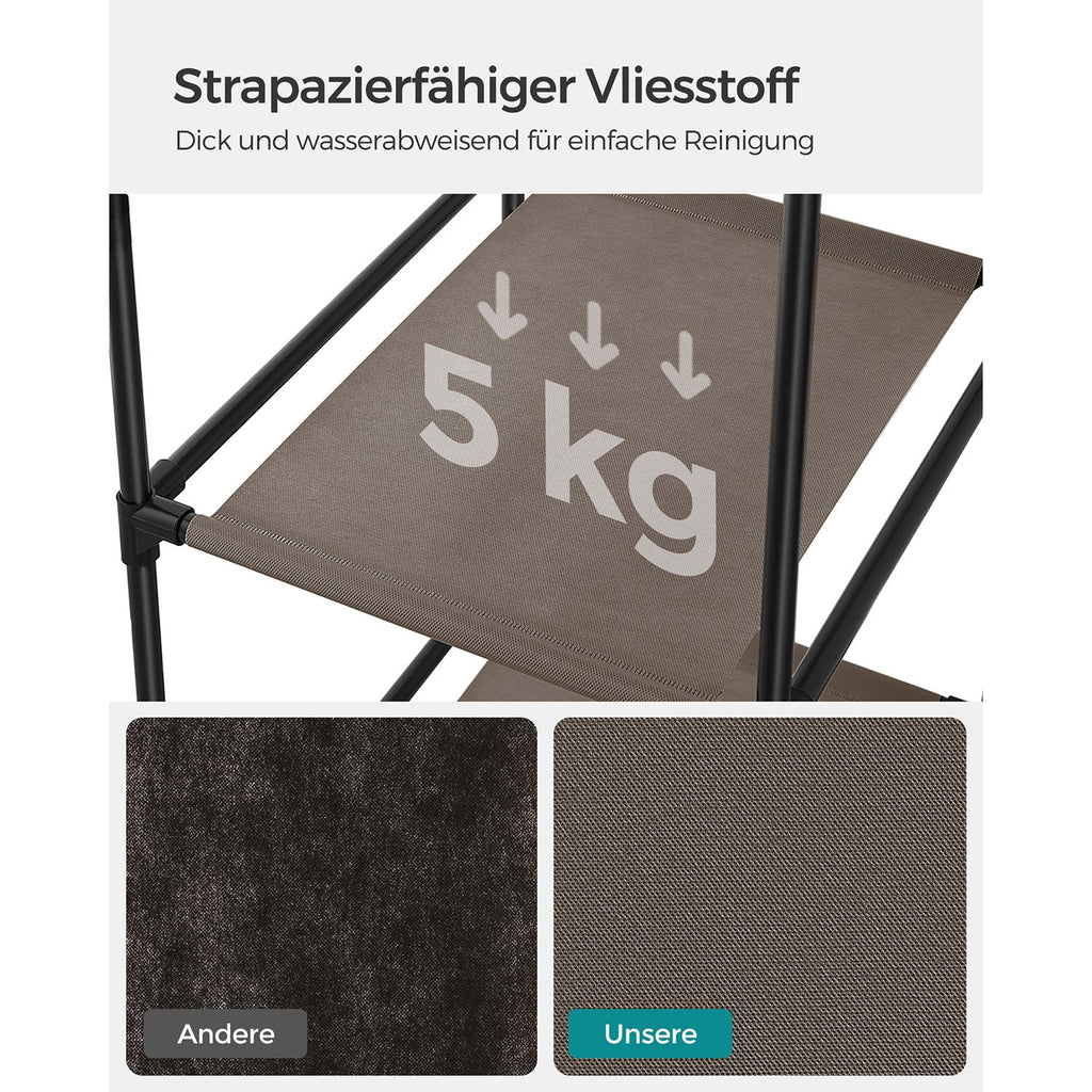 Faltschrank mit Kleiderstange