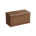 Sitzbank faltbar 89 Liter 38 x 76 x 38 cm kaffeebraun
