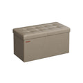 Sitzbank faltbar 89 Liter 38 x 76 x 38 cm kamelbraun