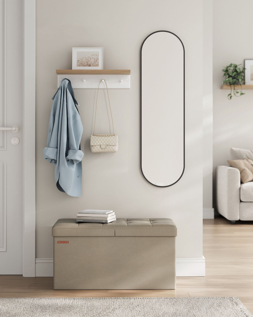 Sitzbank faltbar 89 Liter 38 x 76 x 38 cm kamelbraun