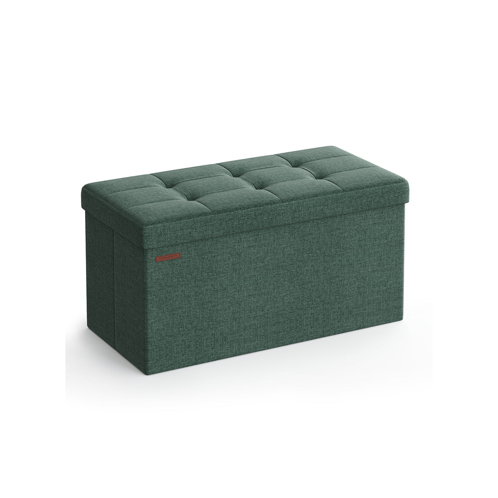Sitzhocker mit Stauraum 38 x 76 x 38 cm vintagegrün