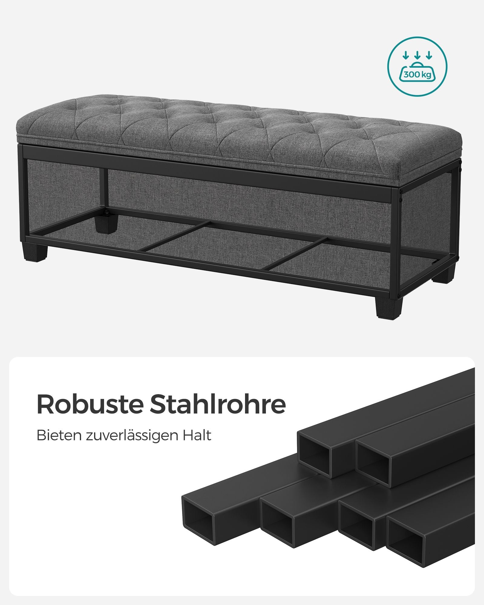 Sitzbank mit Stauraum faltbar