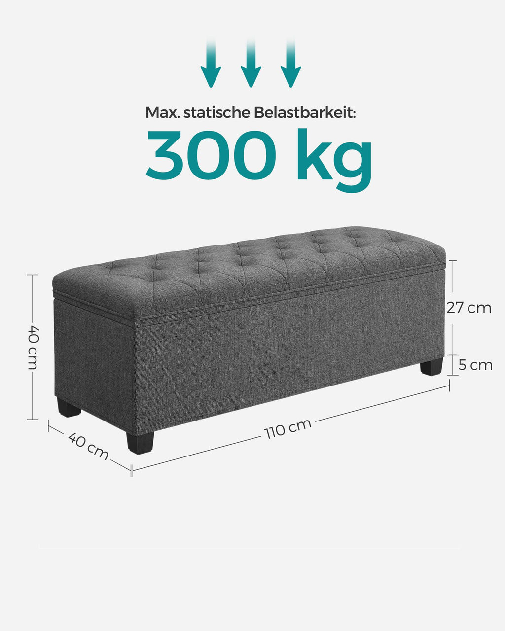 Sitzbank mit Stauraum faltbar