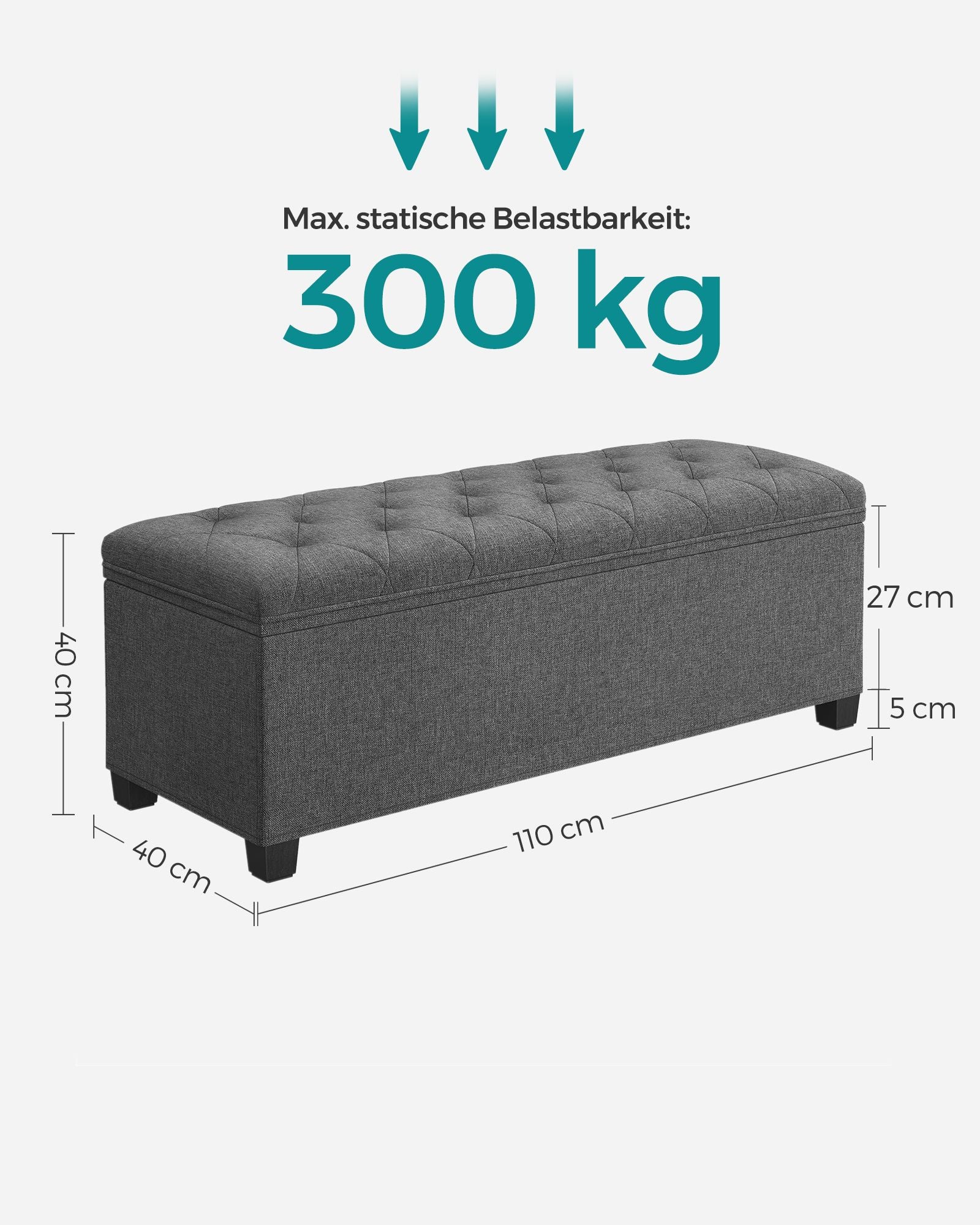 Sitzbank mit Stauraum faltbar