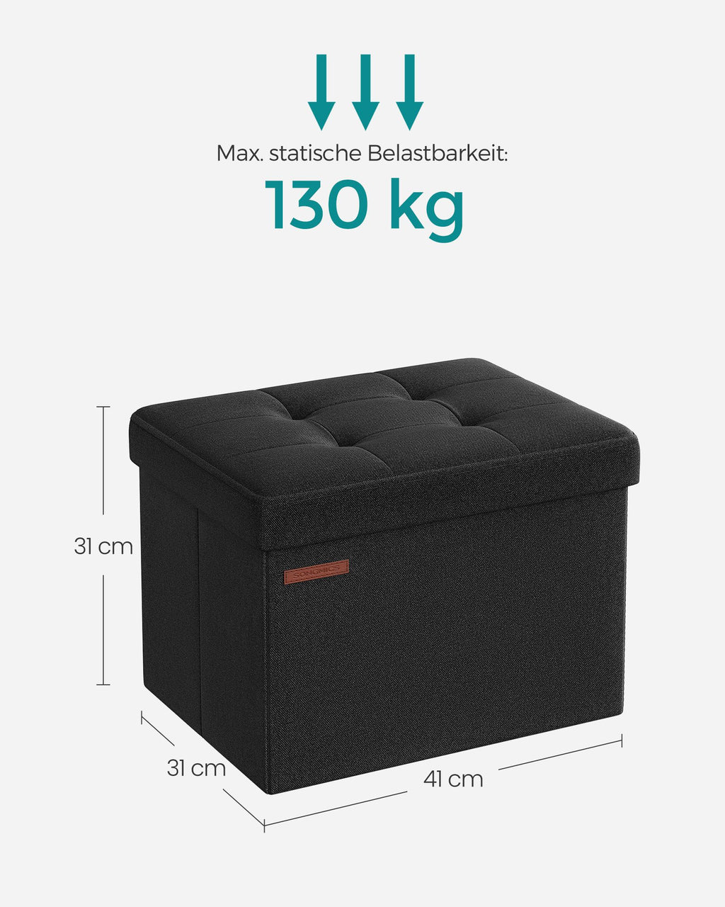 Sitzbank mit Stauraum basisschwarz