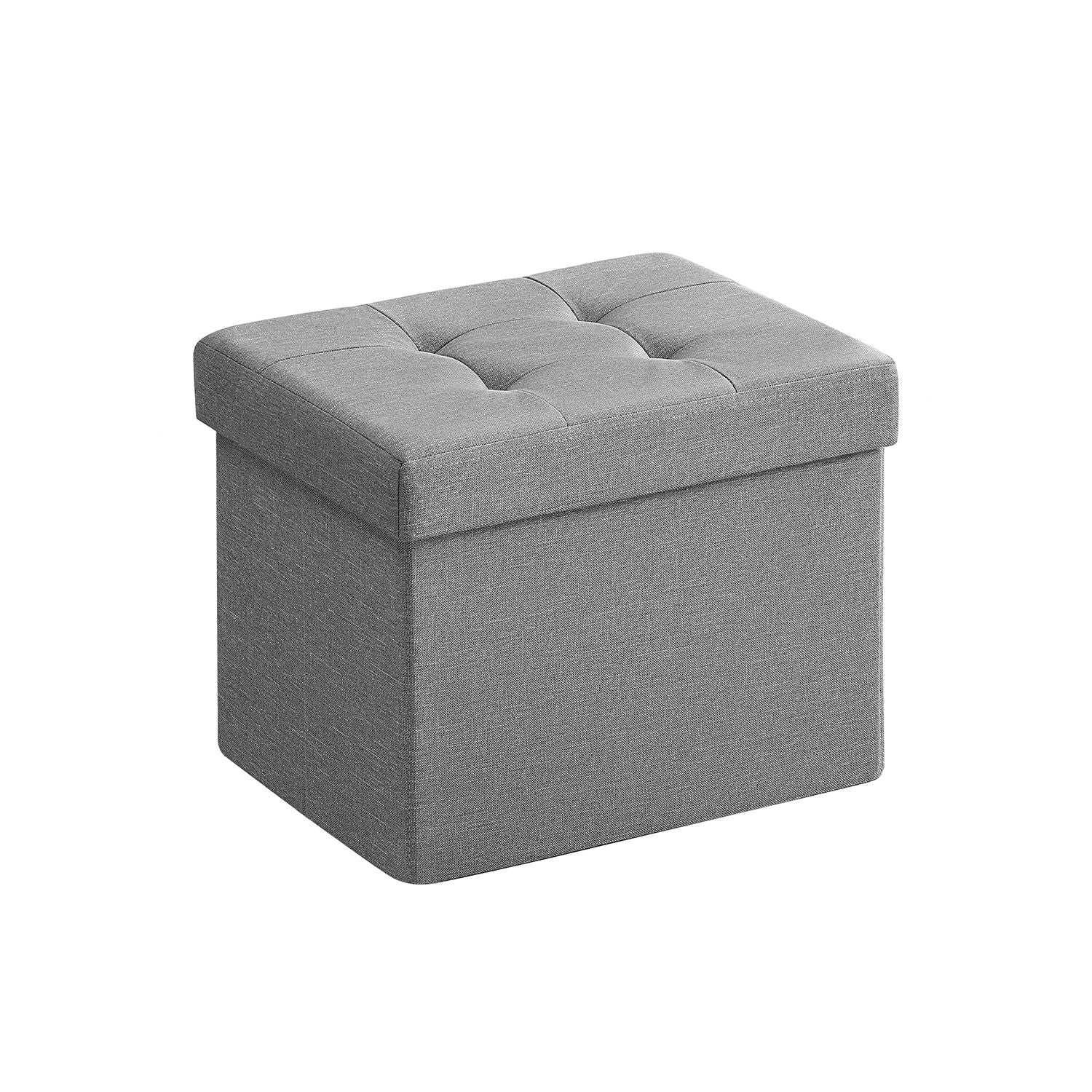 41 cm Sitzbank mit Stauraum hellgrau