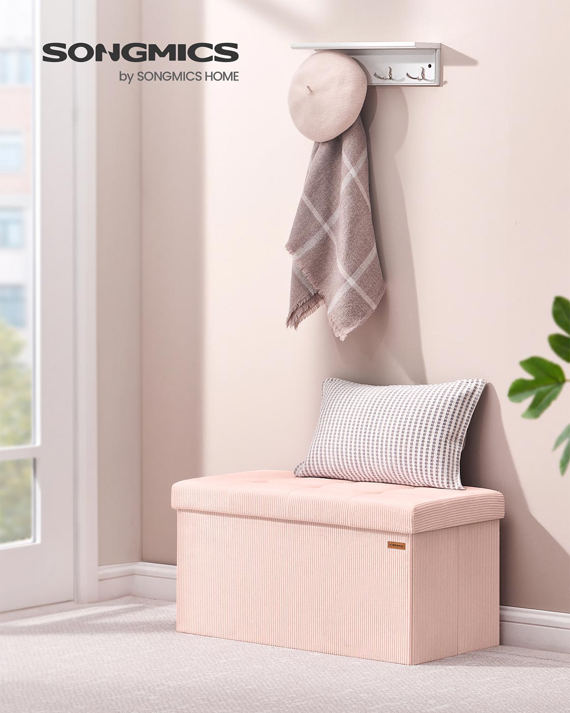 Sitzbank mit Stauraum und klappbarem Design
