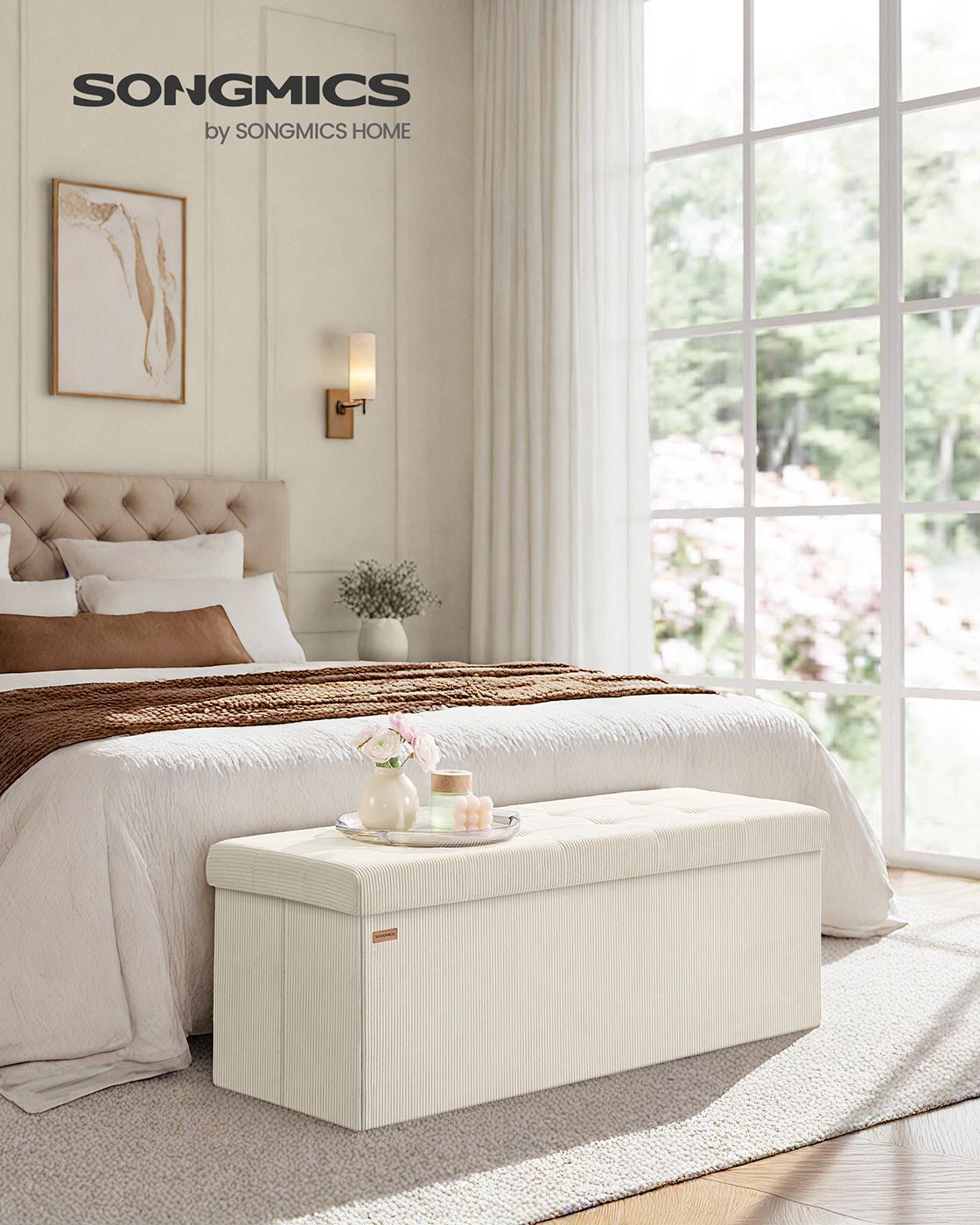 Sitzbank mit Stauraum und klappbarem Design