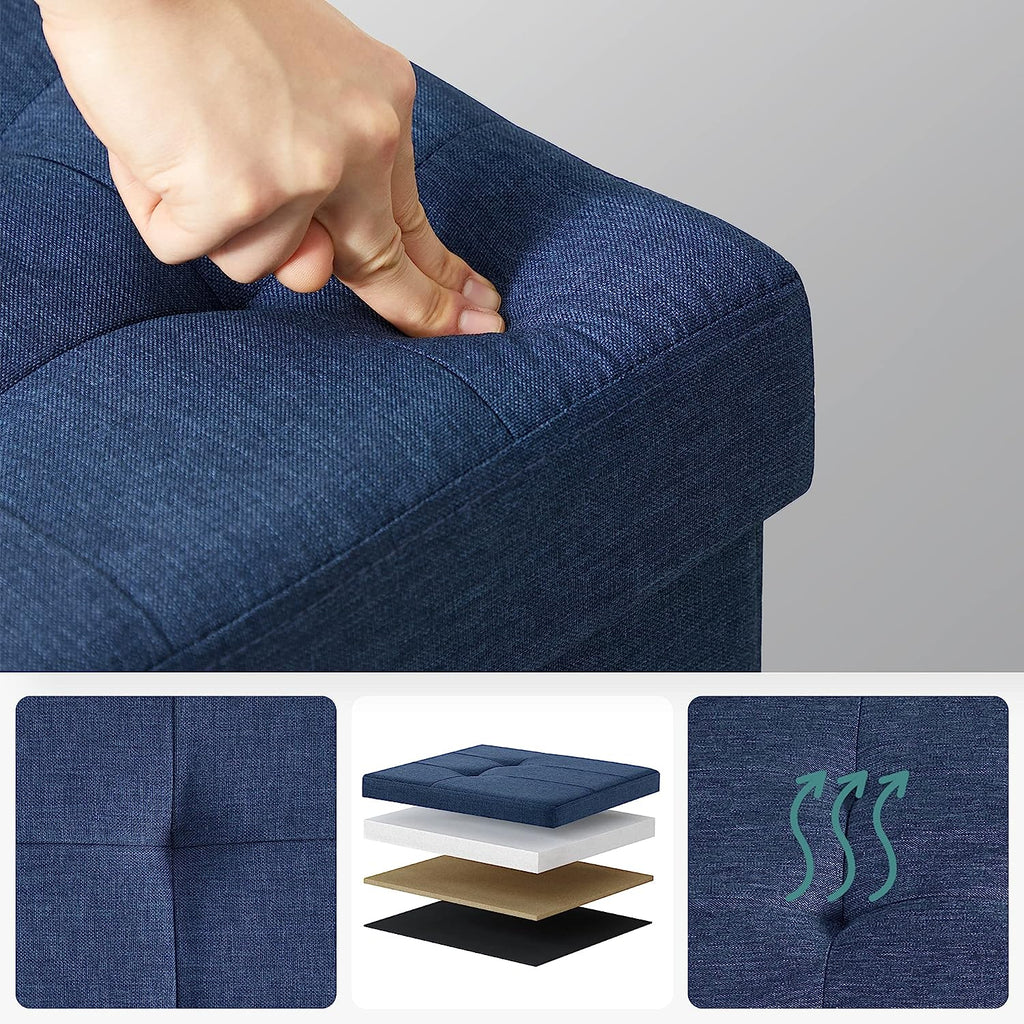 Sitzbank mit Stauraum, 38 x 110 x 38 cm, Sitztruhe