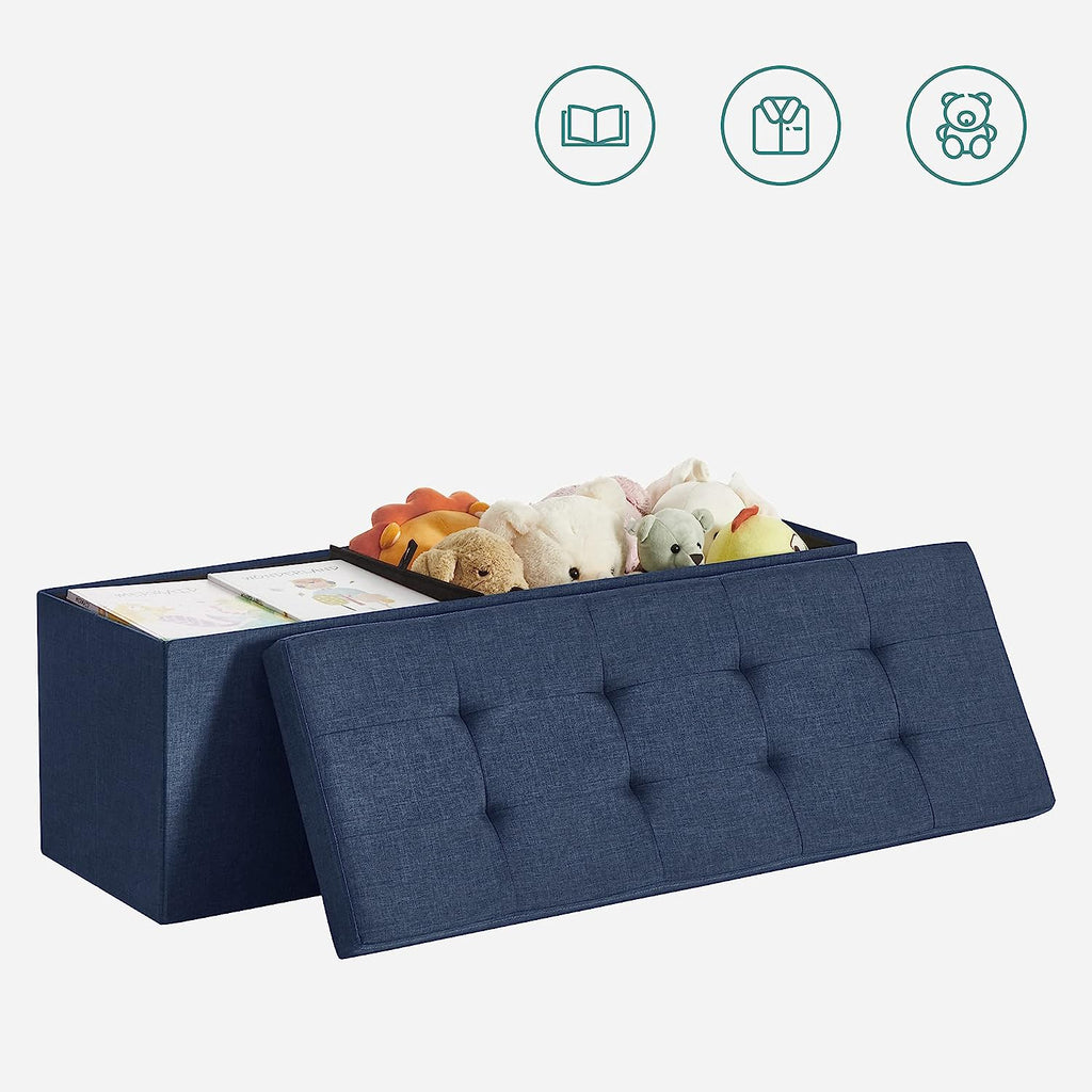 Sitzbank mit Stauraum, 38 x 110 x 38 cm, Sitztruhe
