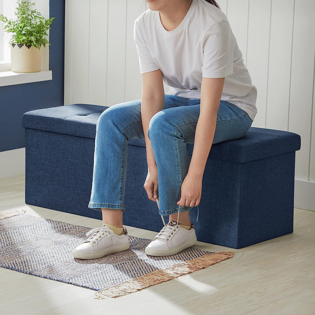 Sitzbank mit Stauraum, 38 x 110 x 38 cm, Sitztruhe