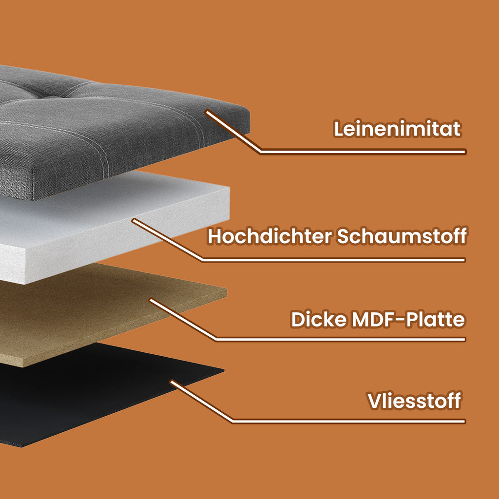 Sitzbank mit Stauraum, Sitztruhe, Sitzhocker
