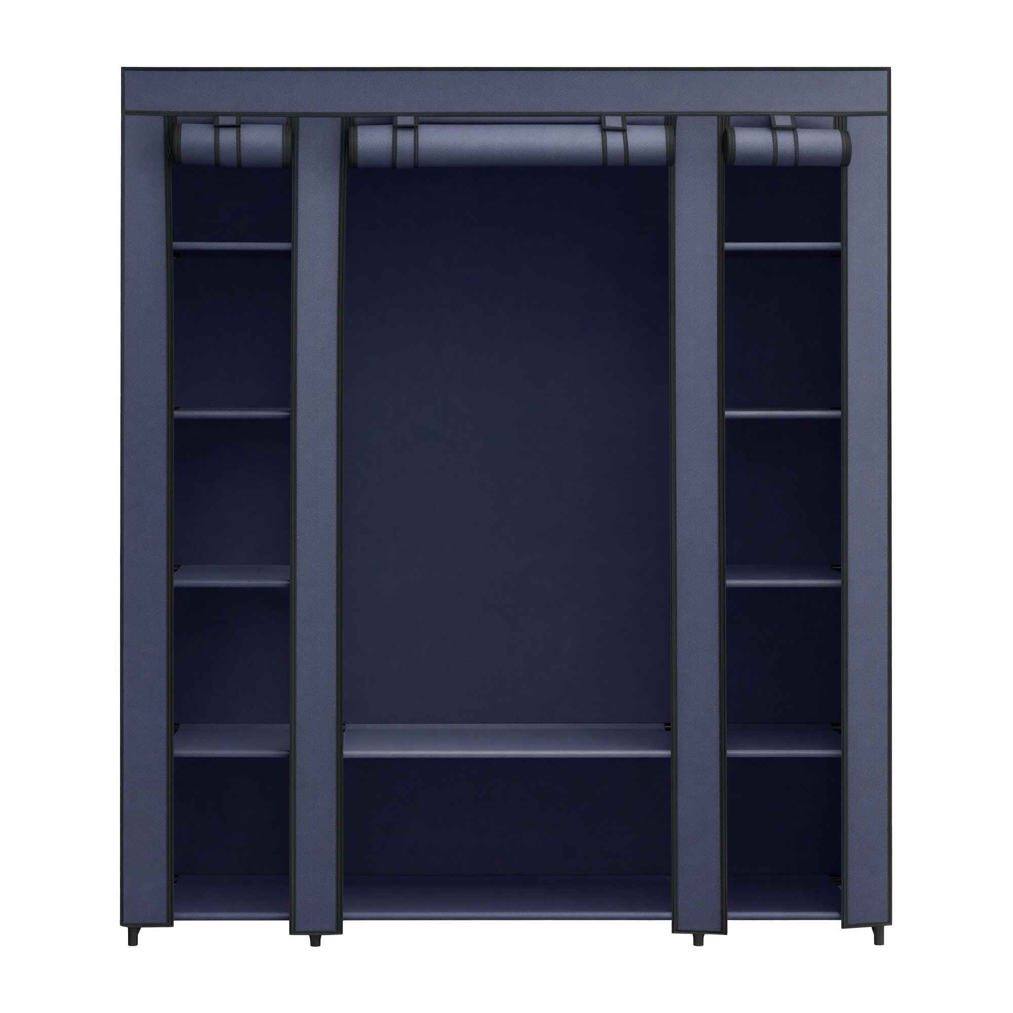 Kleiderschrank, Stoffschrank, mit Überzug aus Vliesstoff