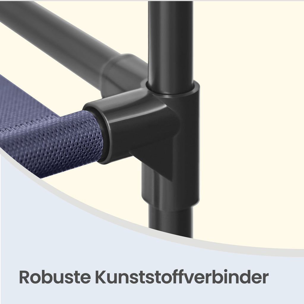 Kleiderschrank, Stoffschrank, mit Überzug aus Vliesstoff