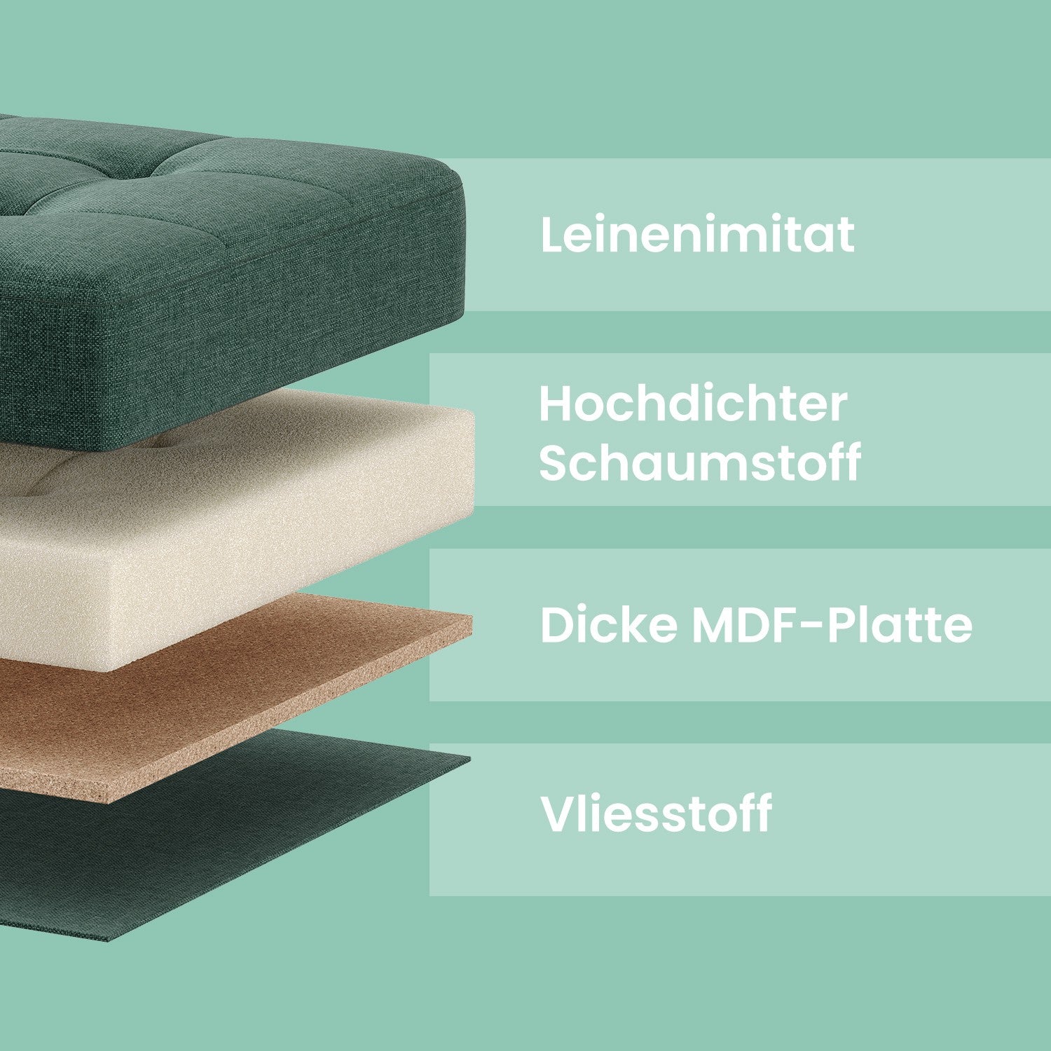 Sitzhocker mit Stauraum, kleine klappbare Sitzbank, 38