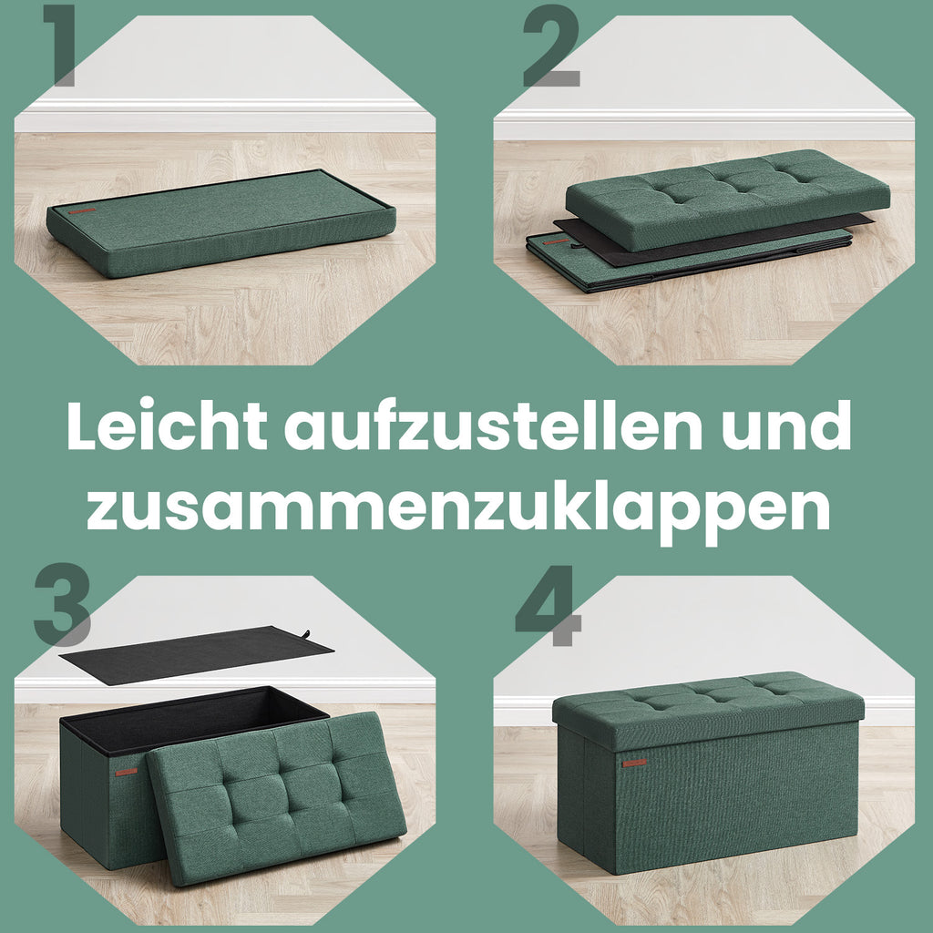 Sitzbank mit Stauraum, Sitztruhe, Bettbank