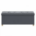 Sitzhocker Sitzbank  mit Stauraum, 38 x 110 x 40 cm, Sitztruhe mit Deckel
