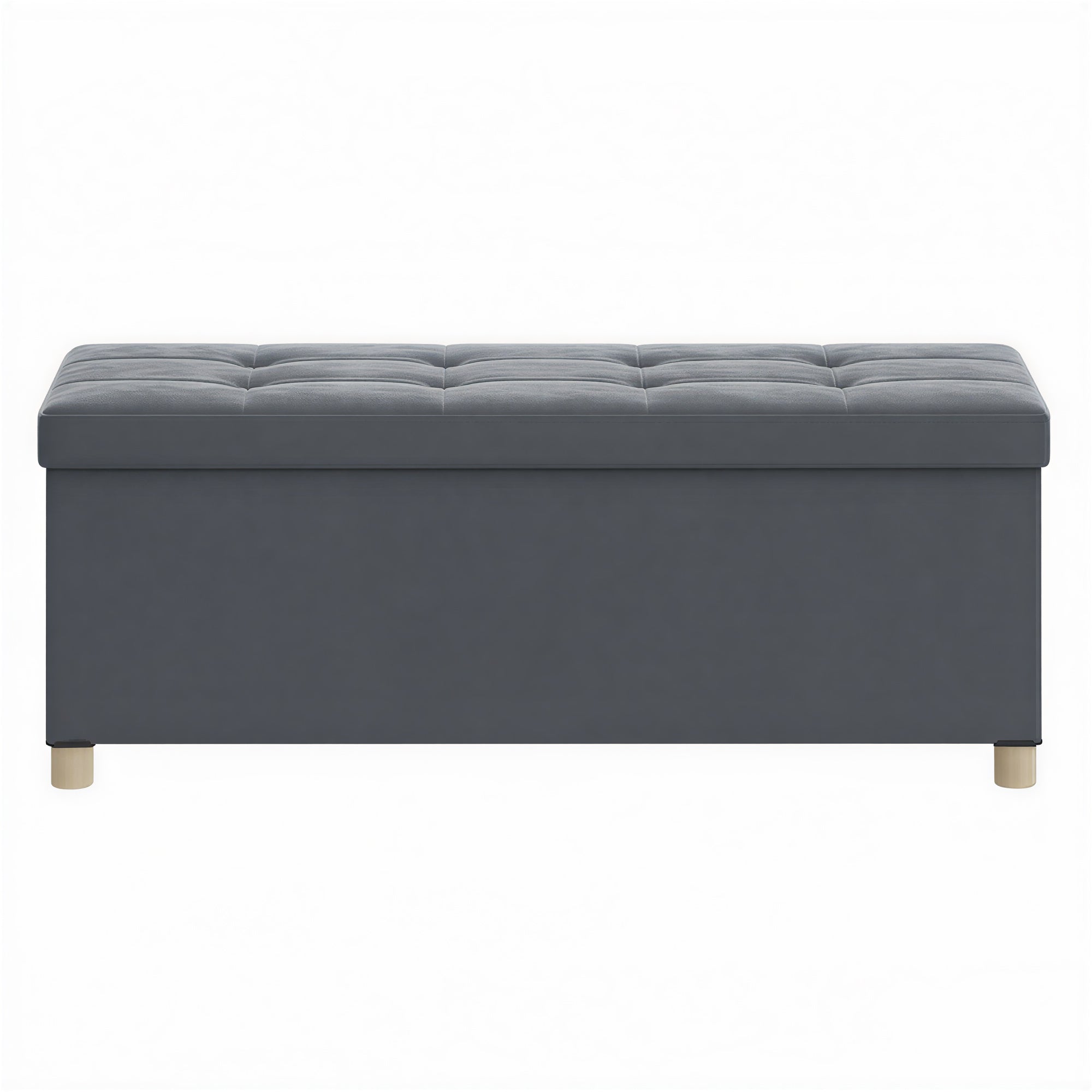 Sitzhocker Sitzbank  mit Stauraum, 38 x 110 x 40 cm, Sitztruhe mit Deckel