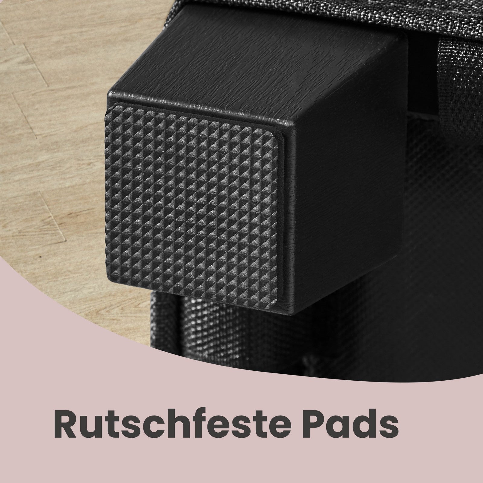 Sitzbank mit Stauraum, klappbares Design, Fußbank mit Beinen
