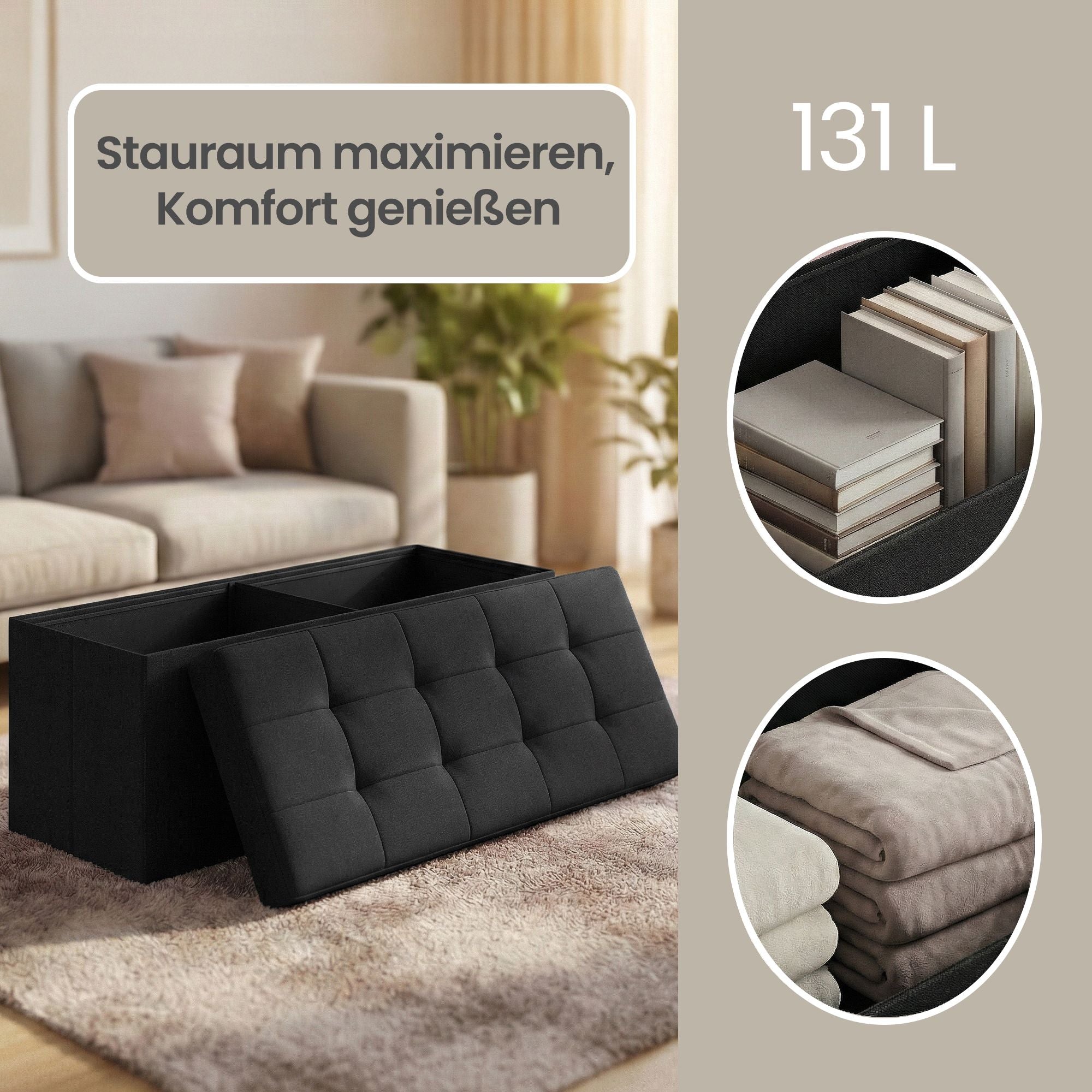 Sitzbank mit Stauraum