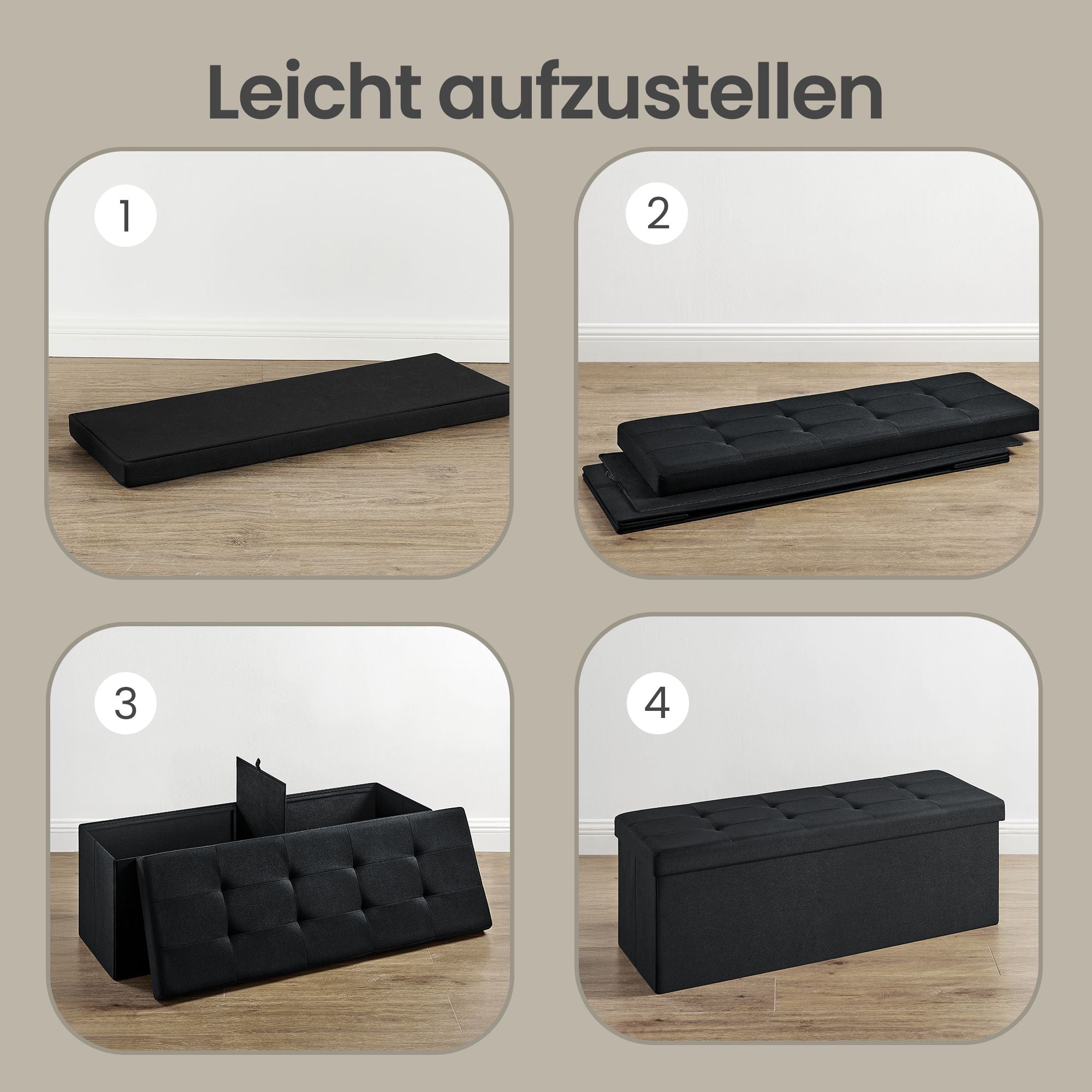 Sitzbank mit Stauraum