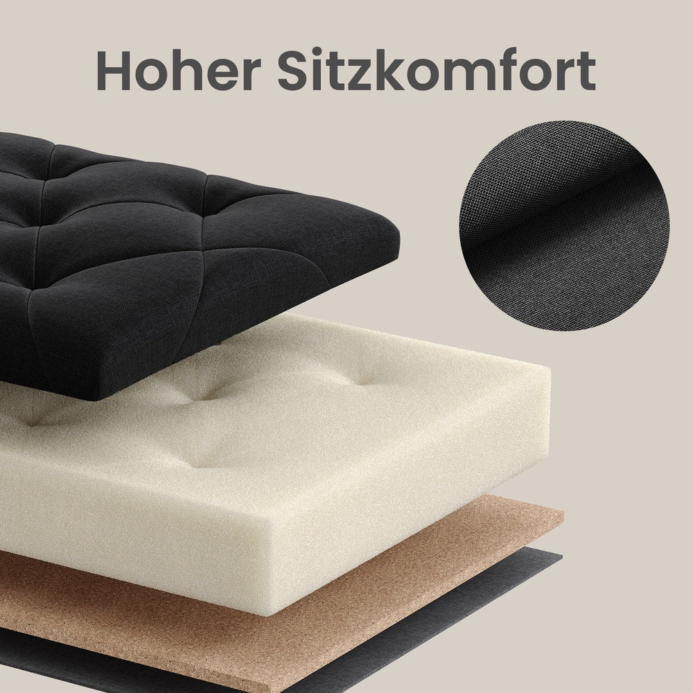 Sitzbank mit Stauraum, Sitztruhe, Bettbank