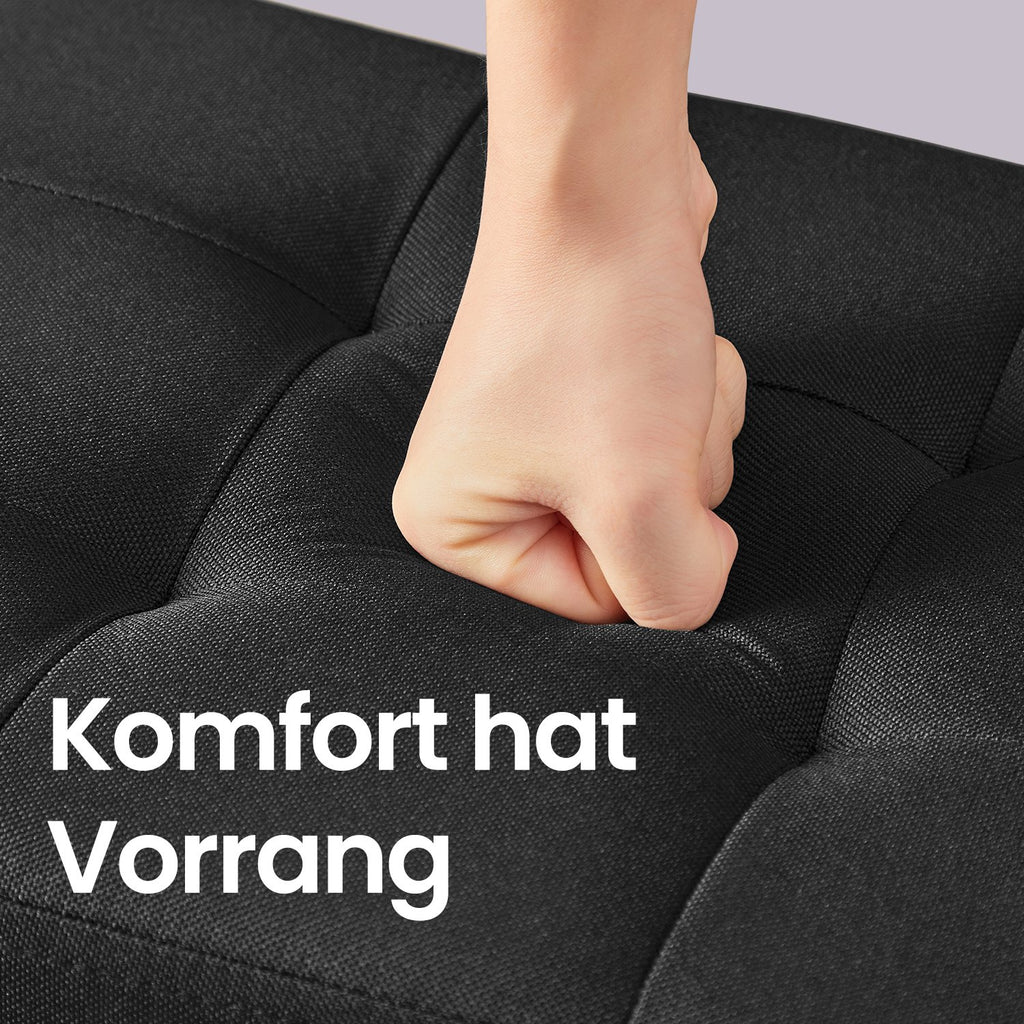Sitzhocker, Hocker mit Stauraum, bis 130 kg belastbar