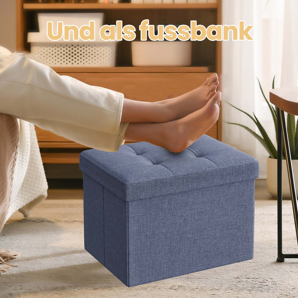 Sitzhocker, Sitzbank mit Stauraum, 31 x 41 cm