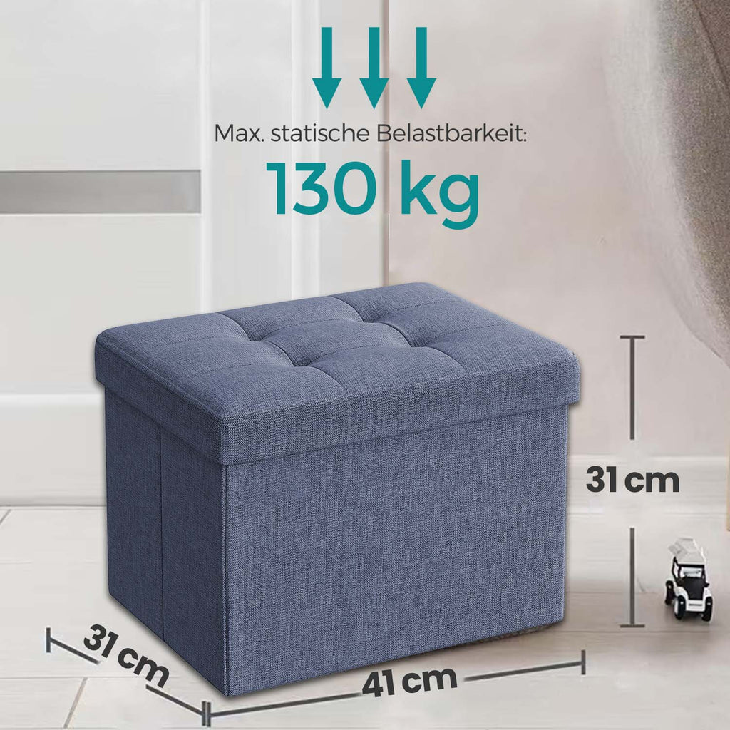 Sitzhocker, Sitzbank mit Stauraum, 31 x 41 cm