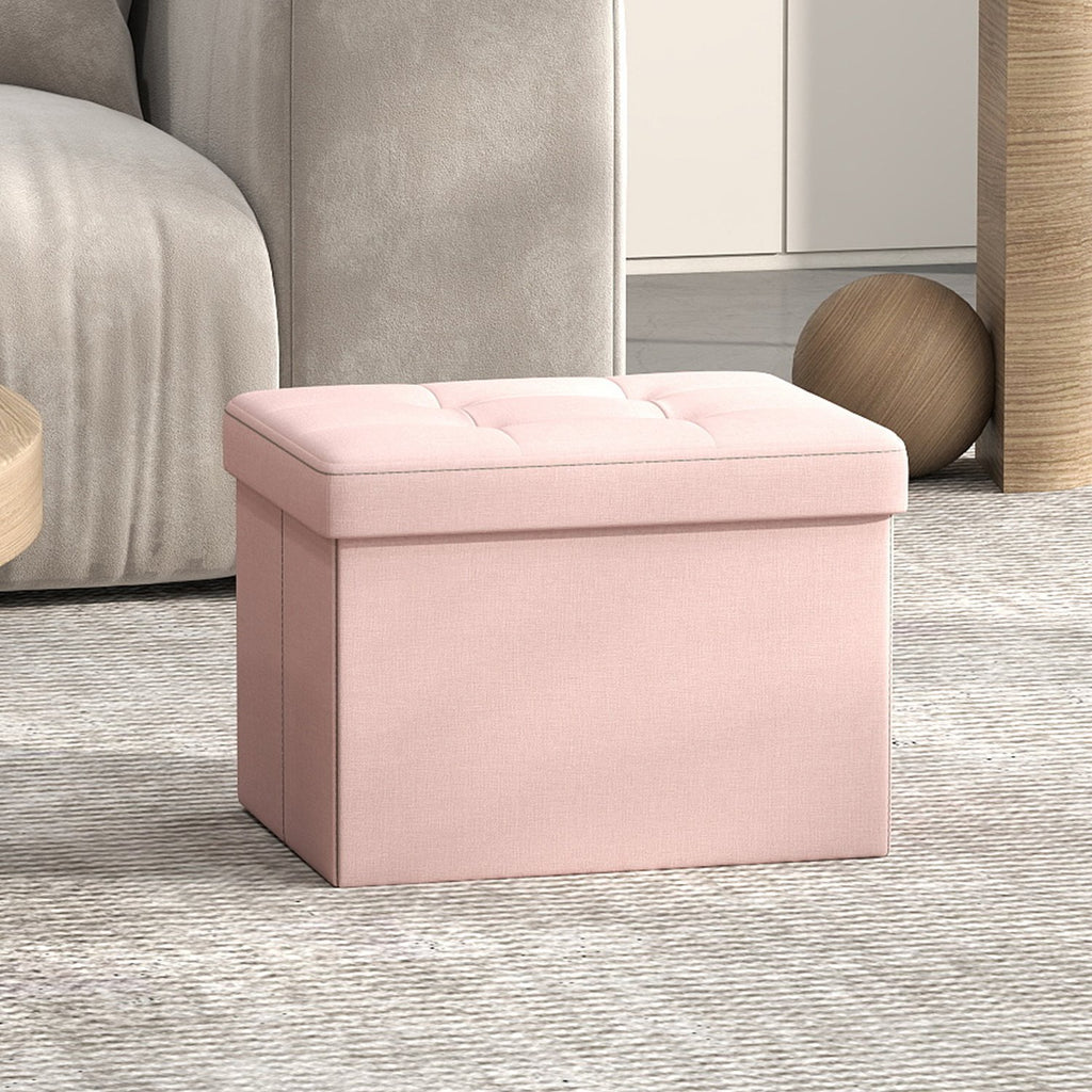 Sitzhocker, Hocker mit Stauraum, bis 130 kg belastbar