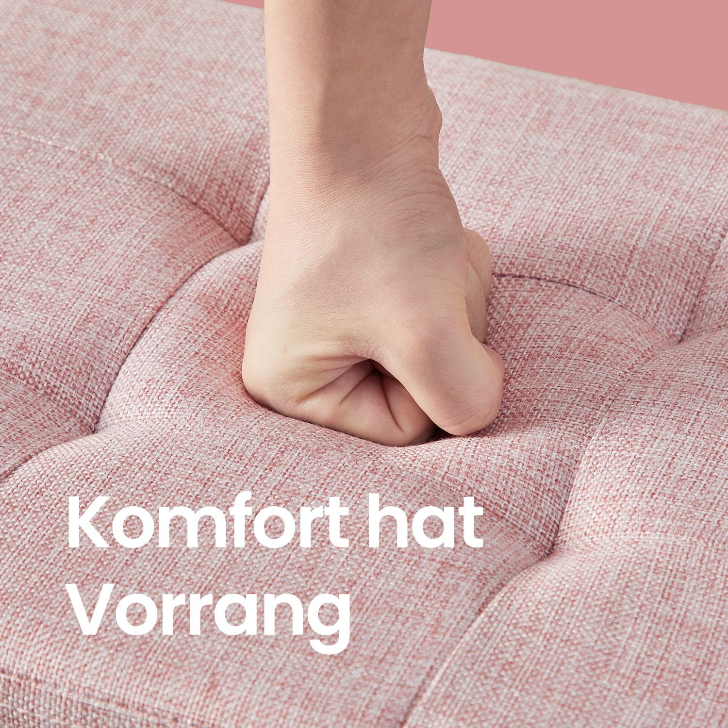 Sitzhocker, Hocker mit Stauraum, bis 130 kg belastbar