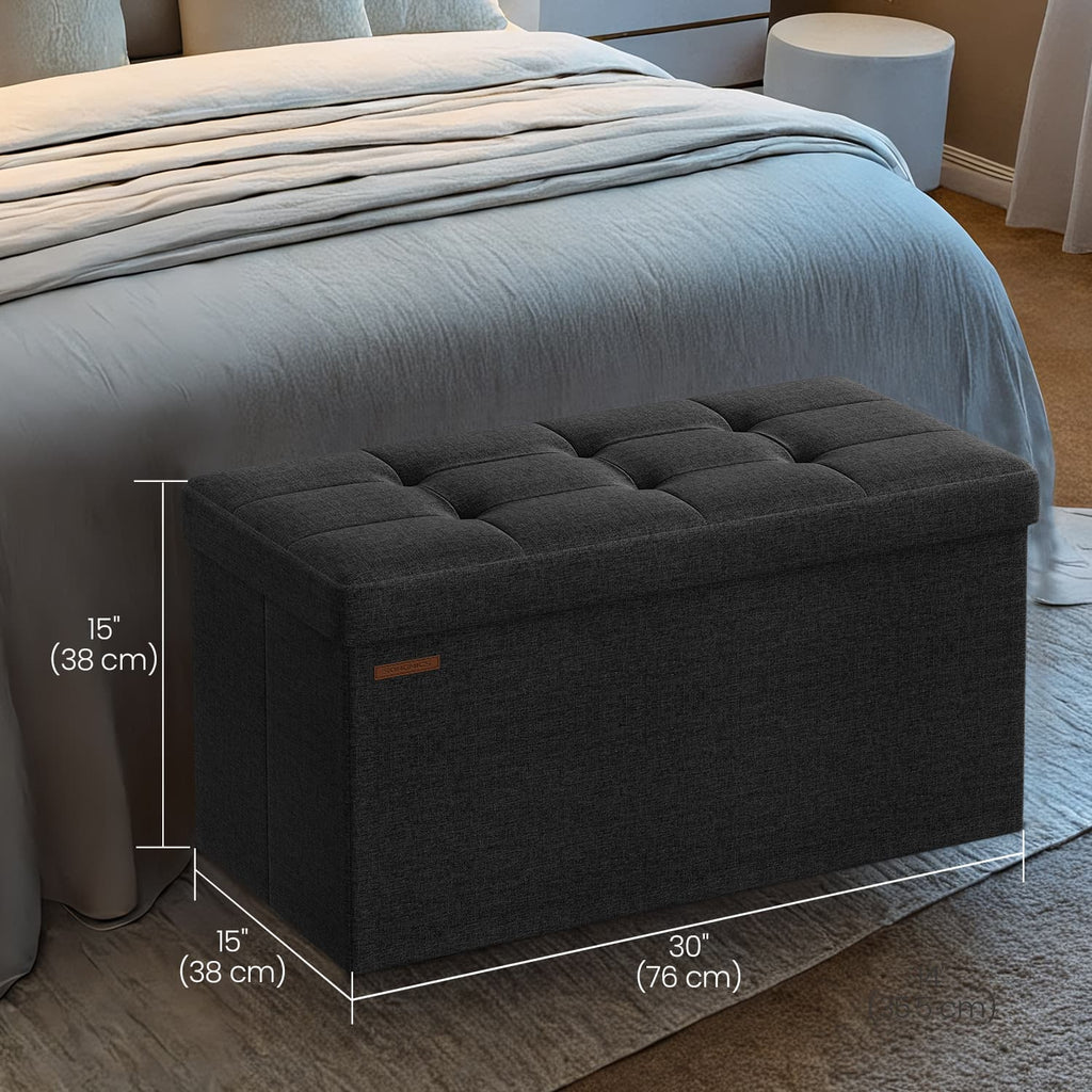 Sitzbank mit Stauraum, 38 x 76 x 38 cm, Sitztruhe