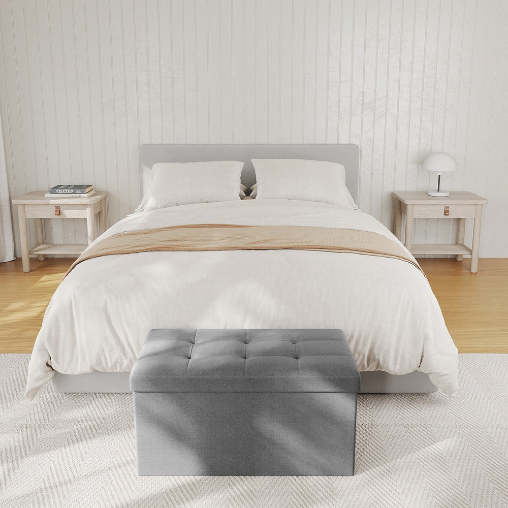 Sitzbank mit Stauraum, 38 x 76 x 38 cm, Sitztruhe