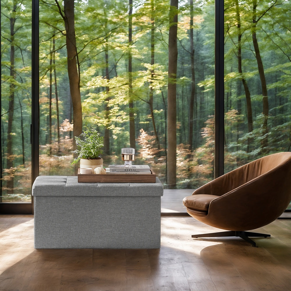 Sitzbank mit Stauraum, 38 x 76 x 38 cm, Sitztruhe