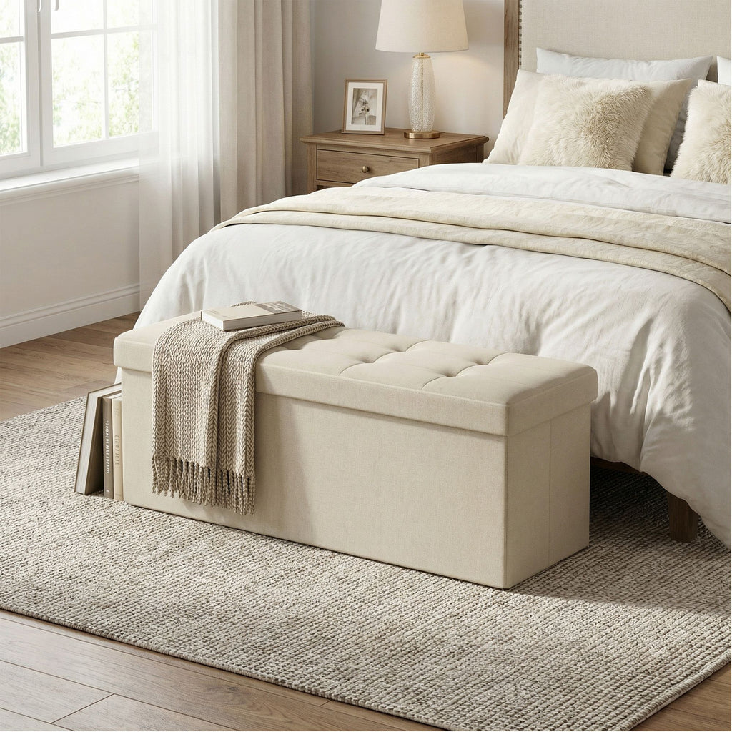 Sitzbank mit Stauraum, 38 x 110 x 38 cm, Sitztruhe