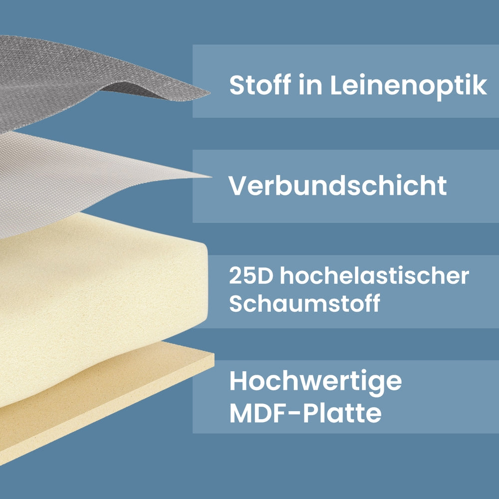 Sitzbank mit Stauraum, 38 x 110 x 38 cm, Sitztruhe