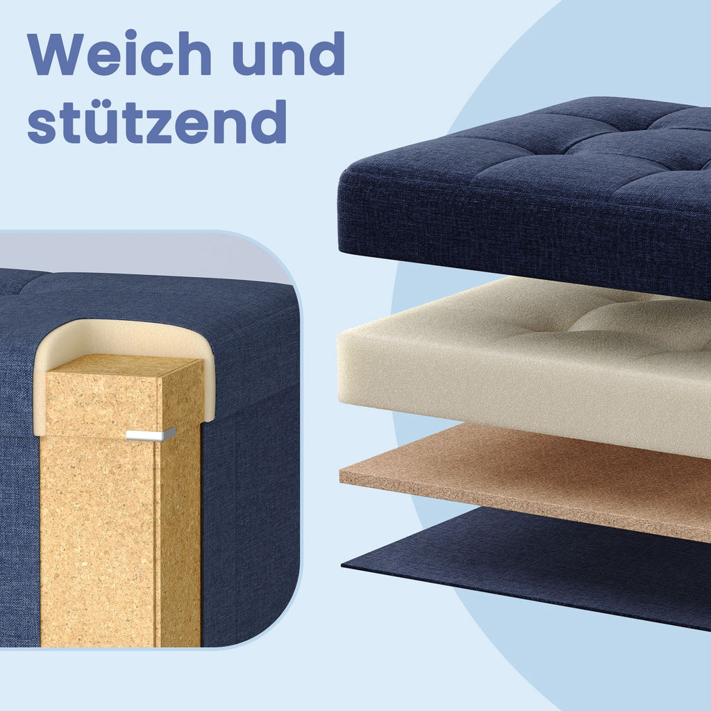 Sitzbank mit Stauraum, Sitztruhe, Bettbank