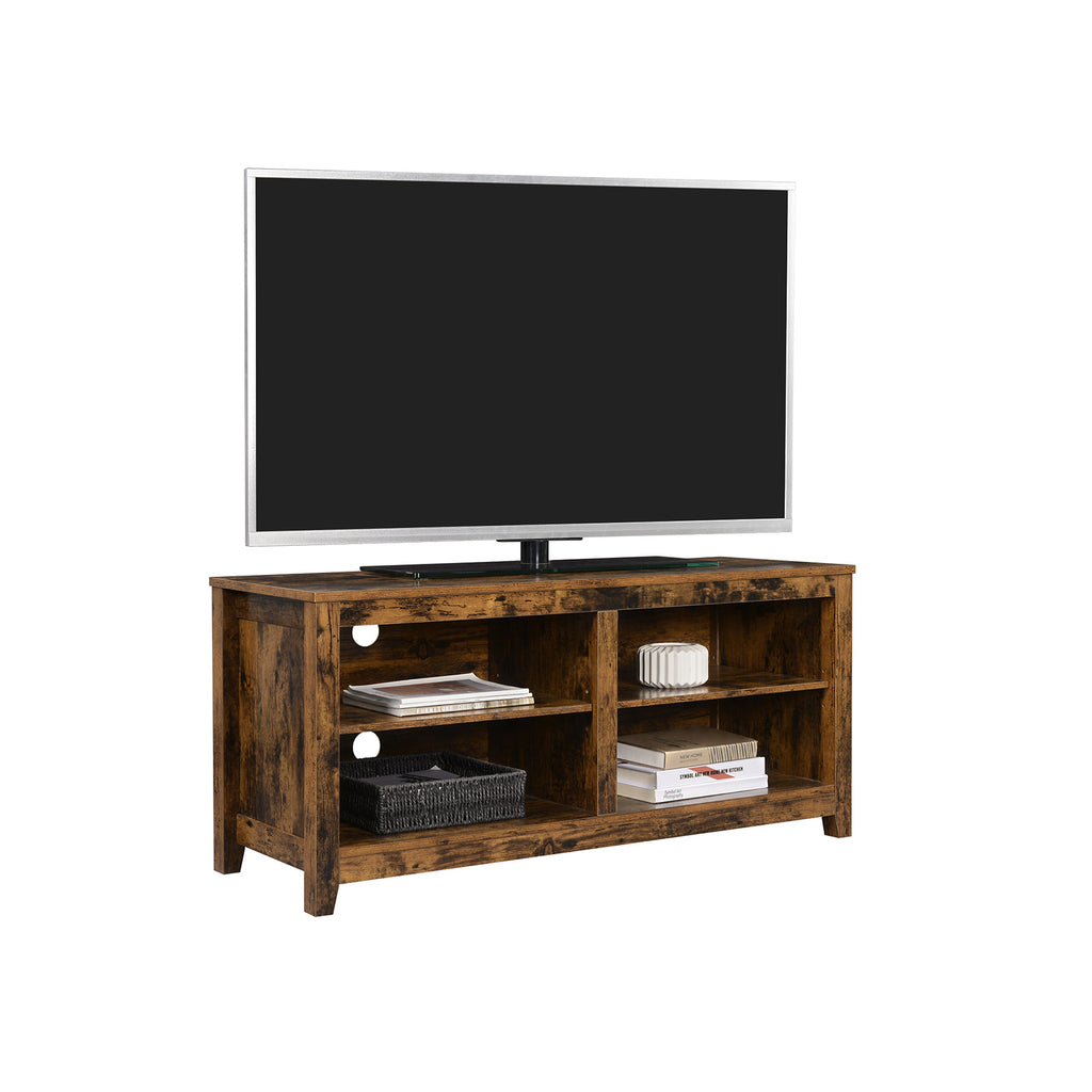 TV-Regal mit offenen Fächern Vintagebraun