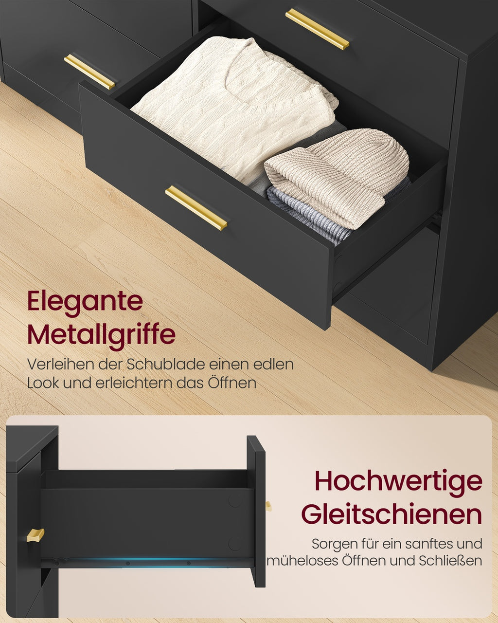 CUSTOS Kollektion - Kommode, Kommodenschrank, modern